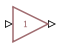 PS Gain block with number 1 displayed