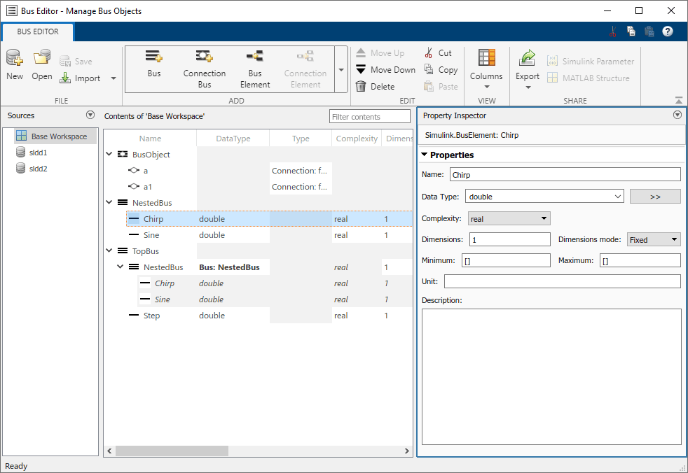 Updated Bus Editor appearance