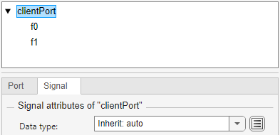 Data type set to Inherit: auto