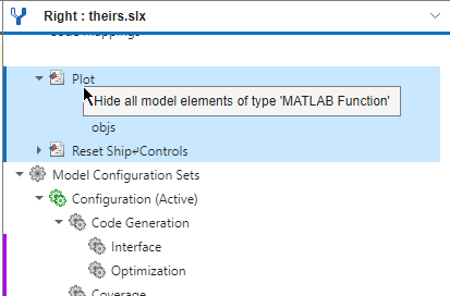 Hide option when right-clicking an item in the report