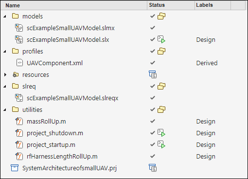 Organize System Composer Files in Projects MATLAB & Simulink