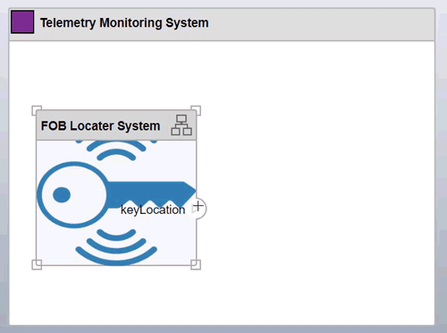 Animation of editing telemetry monitoring system view inside a component