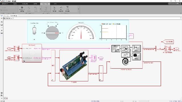 Dieser Vortrag zeigt, wie Sie HDL-Code für Ihr physikalisches, mit Hilfe von Simscape-Blöcken entwickeltes Modell generieren und den generierten Code dann auf Speedgoat FPGA I/O Modulen bereitstellen. Durch die Bereitstellung des Streckenmodells auf einer FPGA-Karte können Sie die Simulation Ihres Streckenmodells beschleunigen und das Modell mit Hilfe von Hardware-in-the-Loop (HIL)-Simulationen in Echtzeit simulieren.